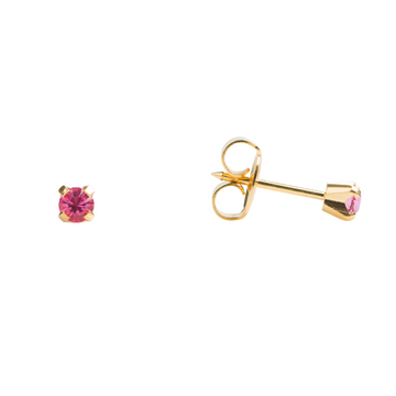 Studex Tiny Tips 3mm October Rose Stud Earrings