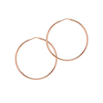 The Hoop Station | Chica Latina Hoop Earrings | Rose Gold | 5 Size Options