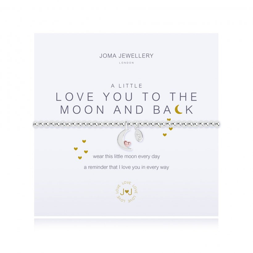 
            
                Load image into Gallery viewer, Joma Jewellery | Love You To The Moon And Back Bracelet
            
        