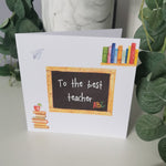 To The Best Teacher - Maudes The Jewellers