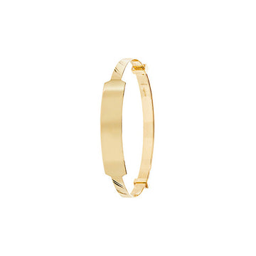 9ct Yellow Gold Babies’ ID Bangle