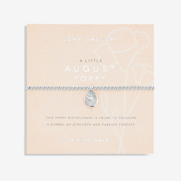 Joma Jewellery | Birthflower August Bracelet