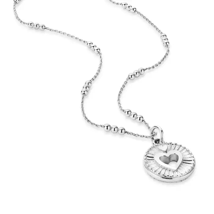 ChloBo | Triple Bobble Chain Guiding Heart Necklace