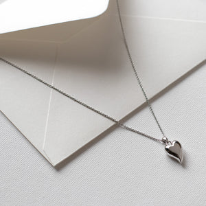 Kit Heath | Desire Lust Midi Silver Heart Necklace