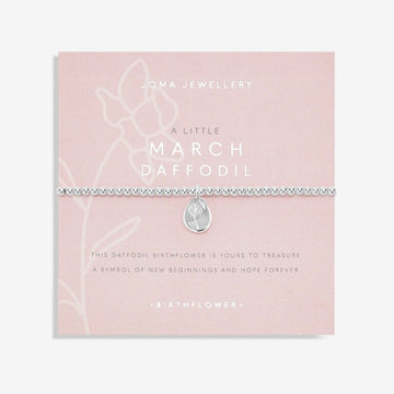 Joma Jewellery | Birthflower March Bracelet