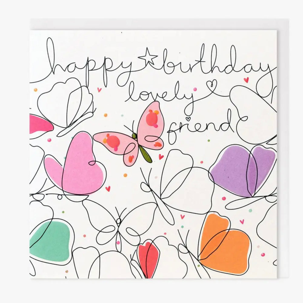 Belly Button Designs | Happy Birthday Lovely Friend Card