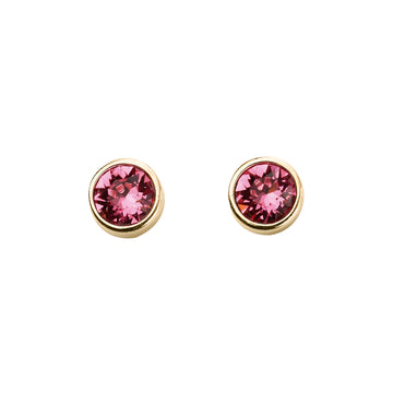October Birthstone Stud Earrings