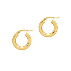 The Hoop Station | Mini Curvaceous Hoops - Gold