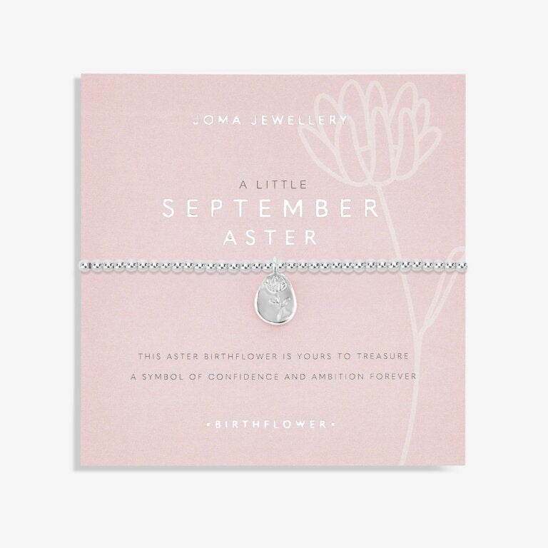 Joma Jewellery | Birthflower September Bracelet