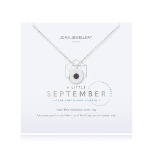 Joma Jewellery | September Birthstone Necklace