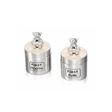 Silver Plated Tooth and Curl Box Set