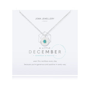 Joma Jewellery December Birthstone Necklace