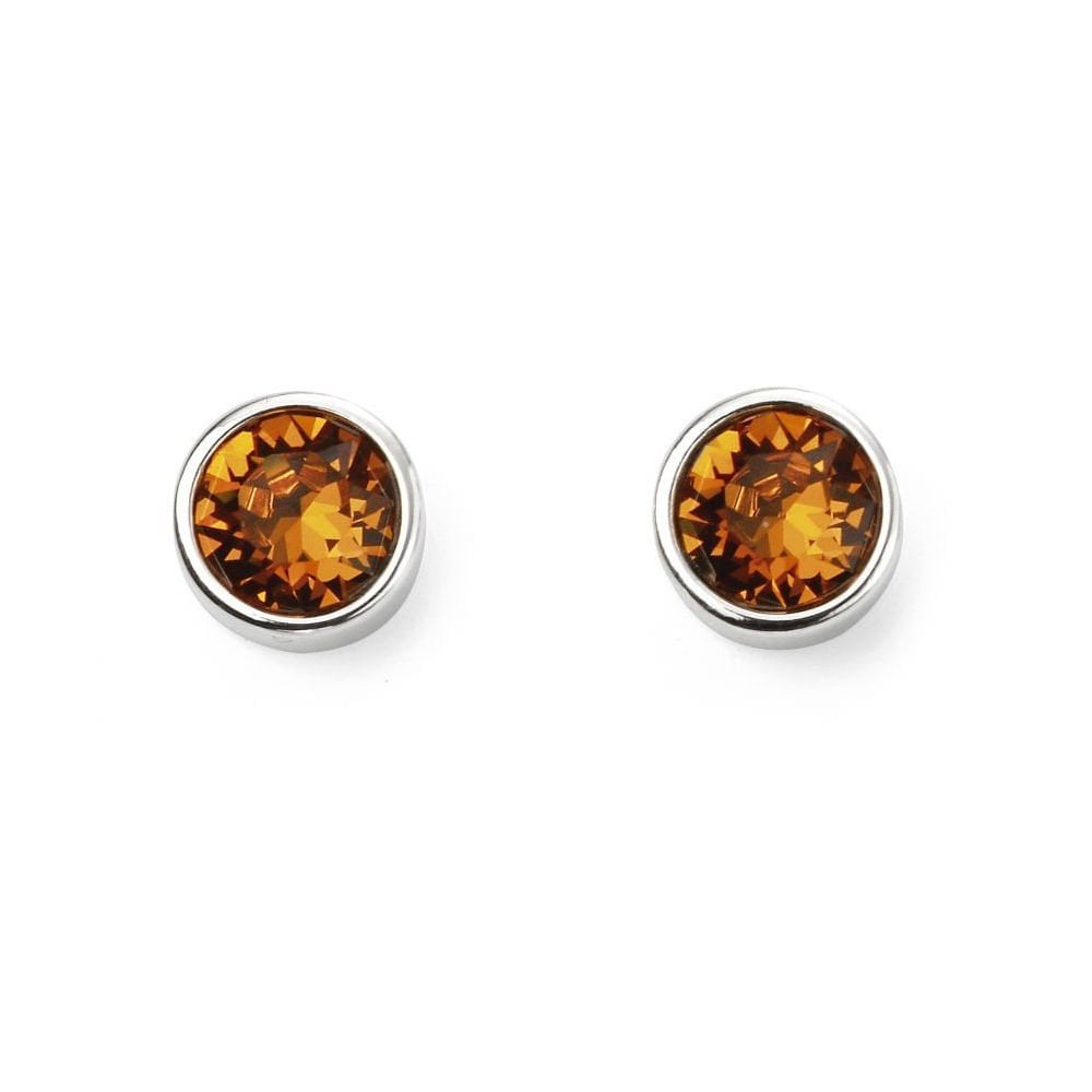 November Birthstone Stud Earrings