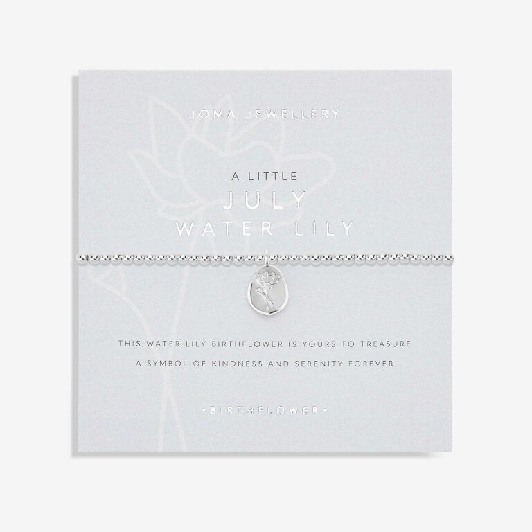 Joma Jewellery | Birthflower July Bracelet