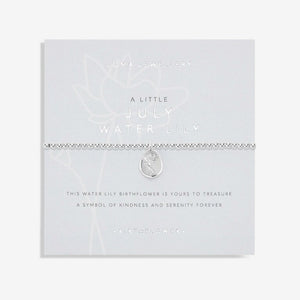 Joma Jewellery | Birthflower July Bracelet