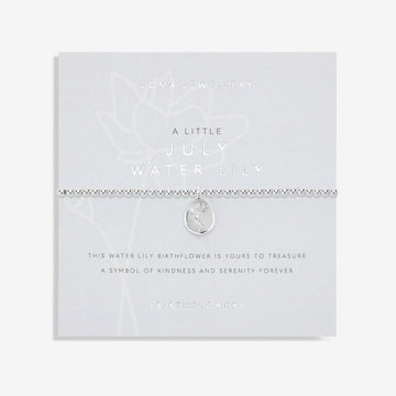 Joma Jewellery | Birthflower July Bracelet