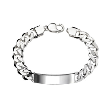 Sterling Silver Heavyweight ID Bracelet