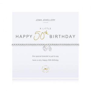 Joma Jewellery | Happy 50th Birthday Bracelet