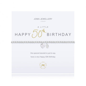 Joma Jewellery | Happy 50th Birthday Bracelet