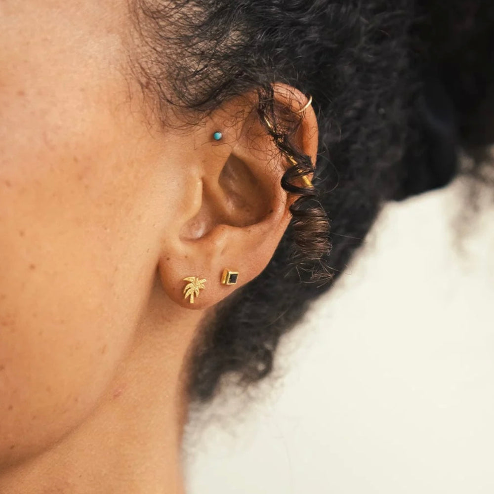 Daisy London | Palm Tree Stud Earrings