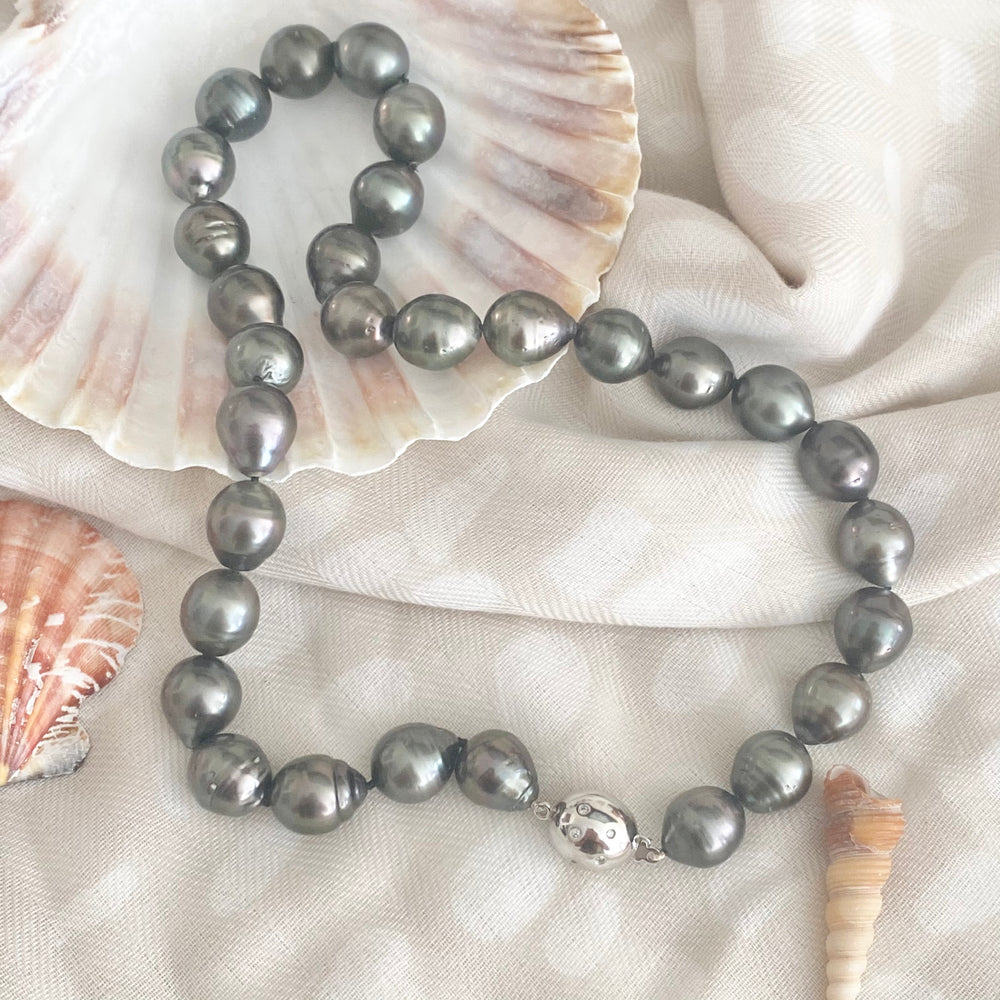 Tahitian Black Pearl Necklace - Maudes The Jewellers