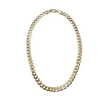 9ct Yellow Gold Flat Curb Chain 18”
