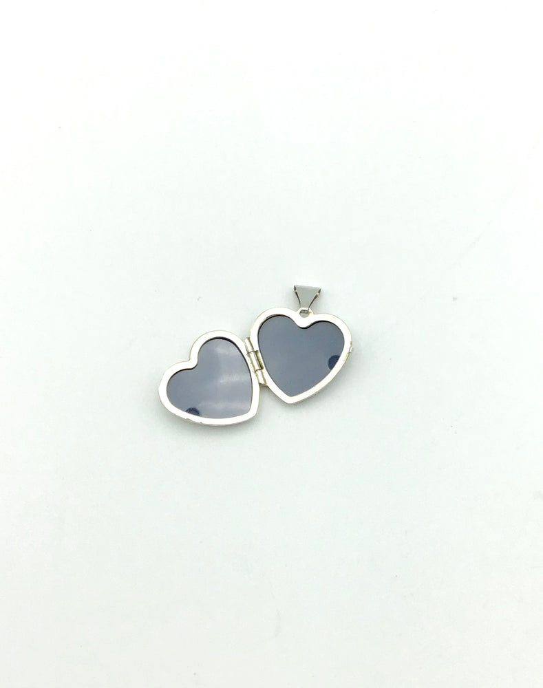 Sterling Silver Heart Locket (No Chain)