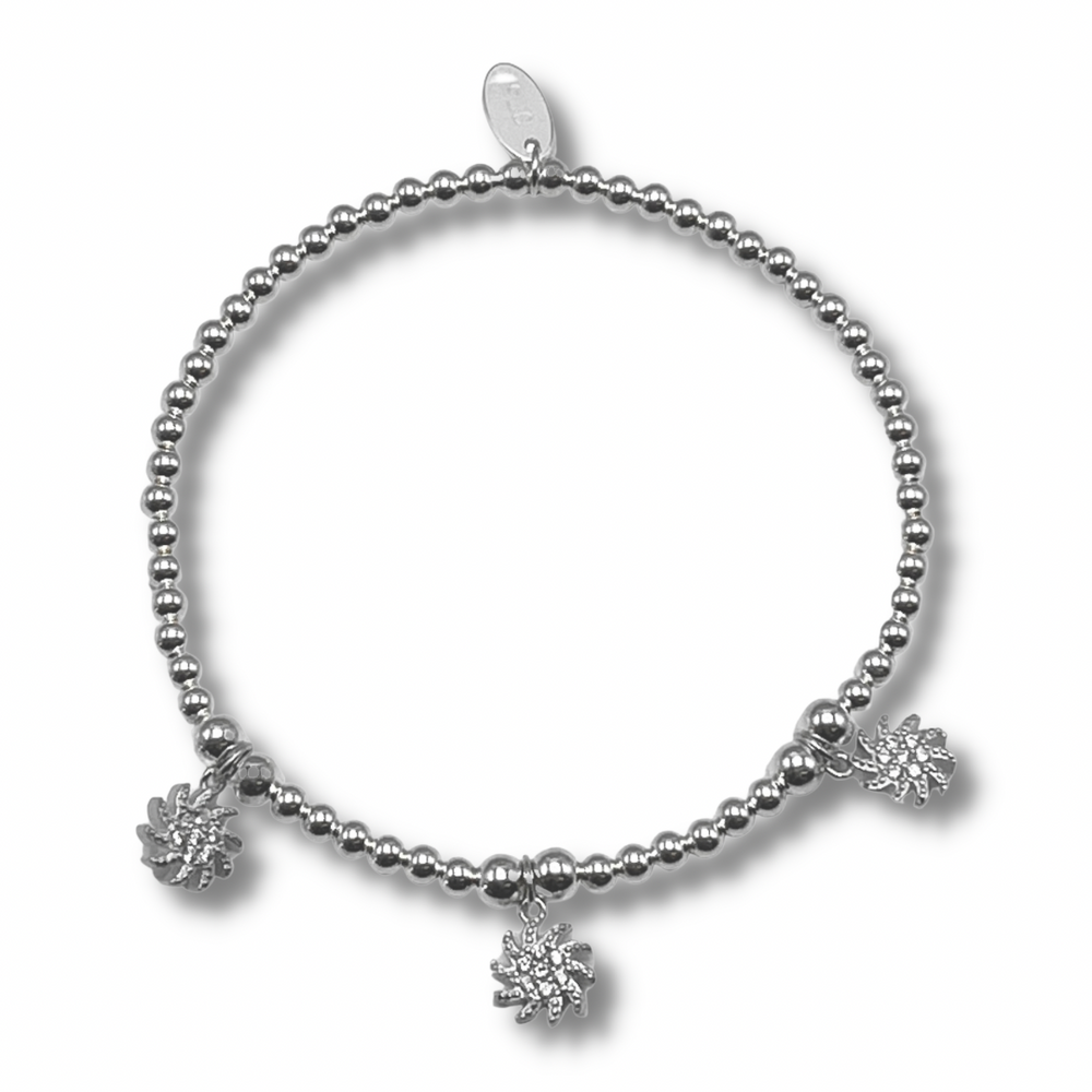 Ettie | Triple CZ Swirl Bracelet