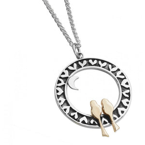 Linda Macdonald | Silver and Gold Bird Necklace