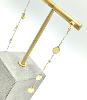 
            
                Load image into Gallery viewer, 9ct Yellow Gold Dangly Earrings - Maudes The Jewellers
            
        