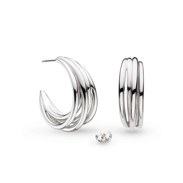 Kit Heath | Helix Wrap Grande Hoop Stud Earrings