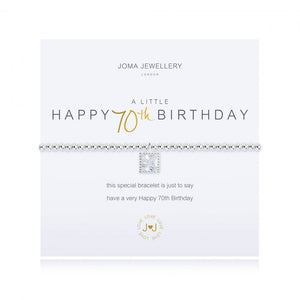 Joma Jewellery | Happy 70th Birthday Bracelet