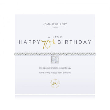 Joma Jewellery | Happy 70th Birthday Bracelet