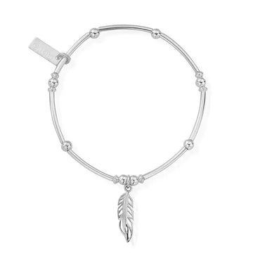 ChloBo | Mini Noodle Ball Filigree Feather Bracelet