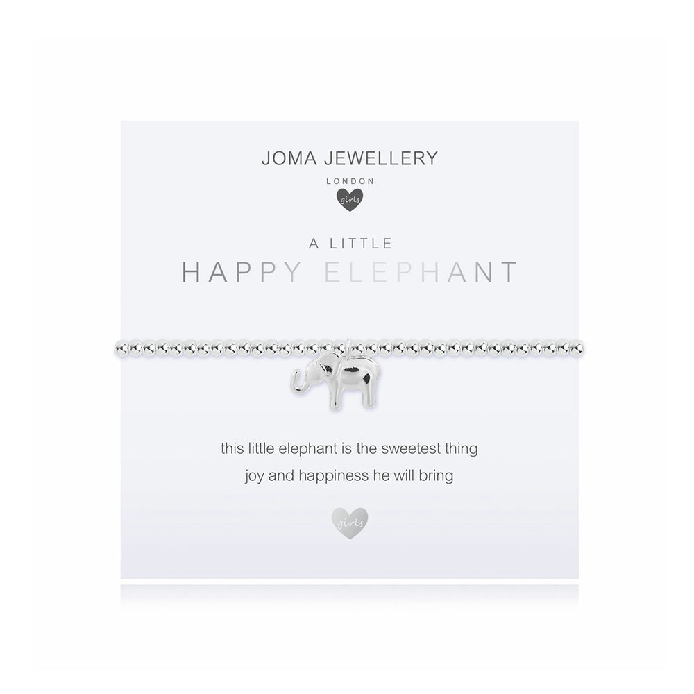 Joma Jewellery Children’s A Little Happy Elephant Bracelet