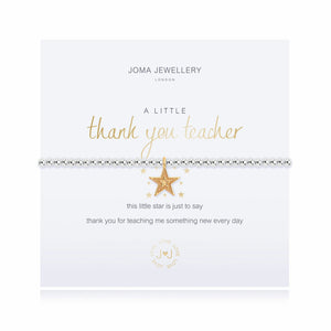 Joma Jewellery | Thank You Teacher Star Bracelet