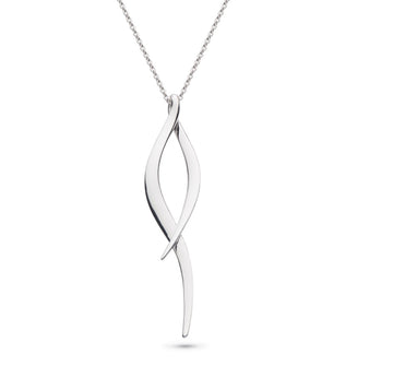 Kit Heath | Sterling Silver Entwine Twine Twist Large Necklace