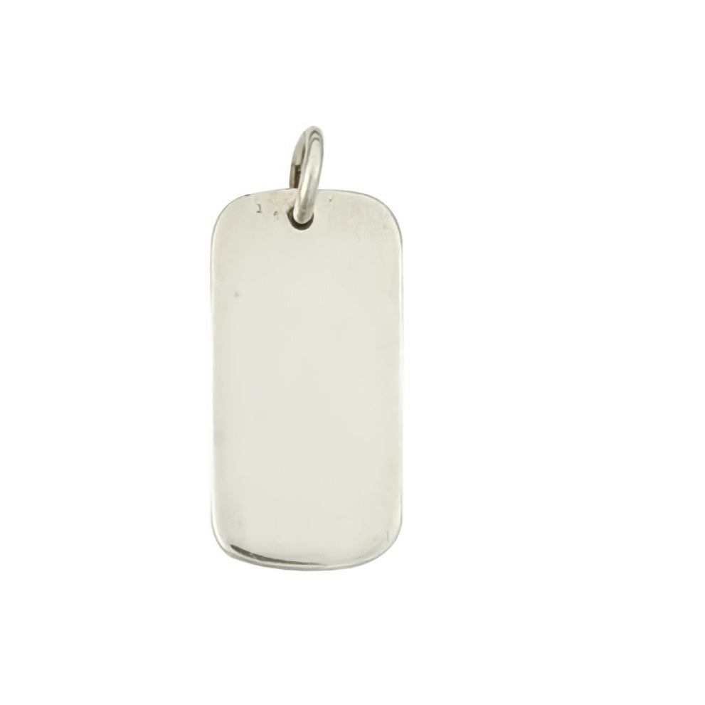 Sterling Silver Plain Pendant (no chain)