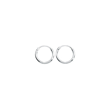 Plain Sterling Silver Hoops