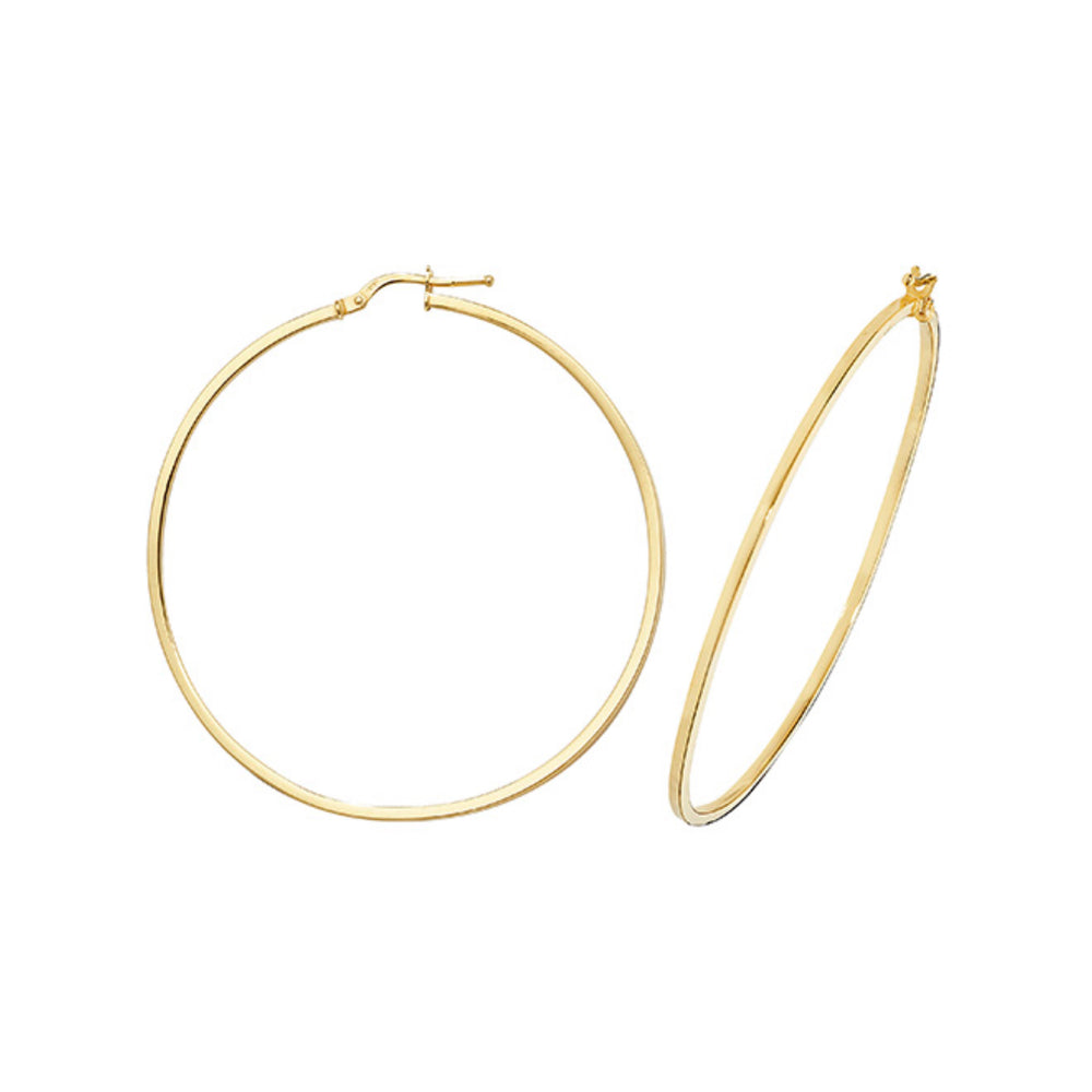 
            
                Load image into Gallery viewer, 9ct Yellow Gold 50mm Hoop Earrings
            
        
