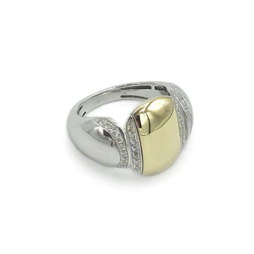 Chimento 18ct White and Yellow Gold, Reversible Diamond Ring