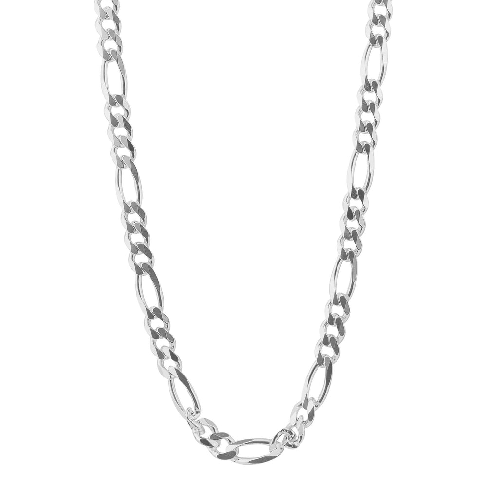 Sterling Silver Heavyweight Figaro Chain Necklace