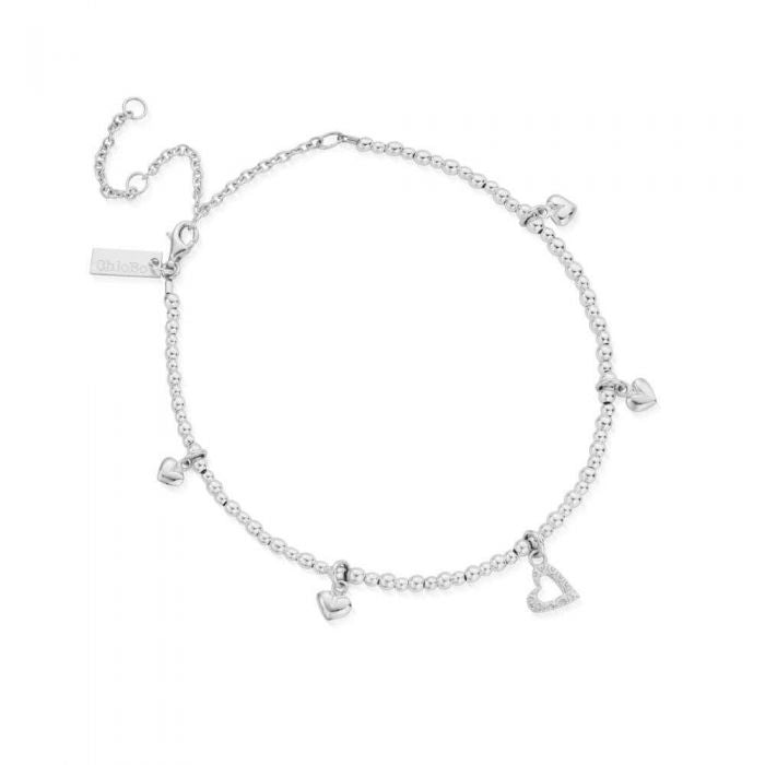 
            
                Load image into Gallery viewer, ChloBo | Mini Cute Multi Heart Anklet
            
        