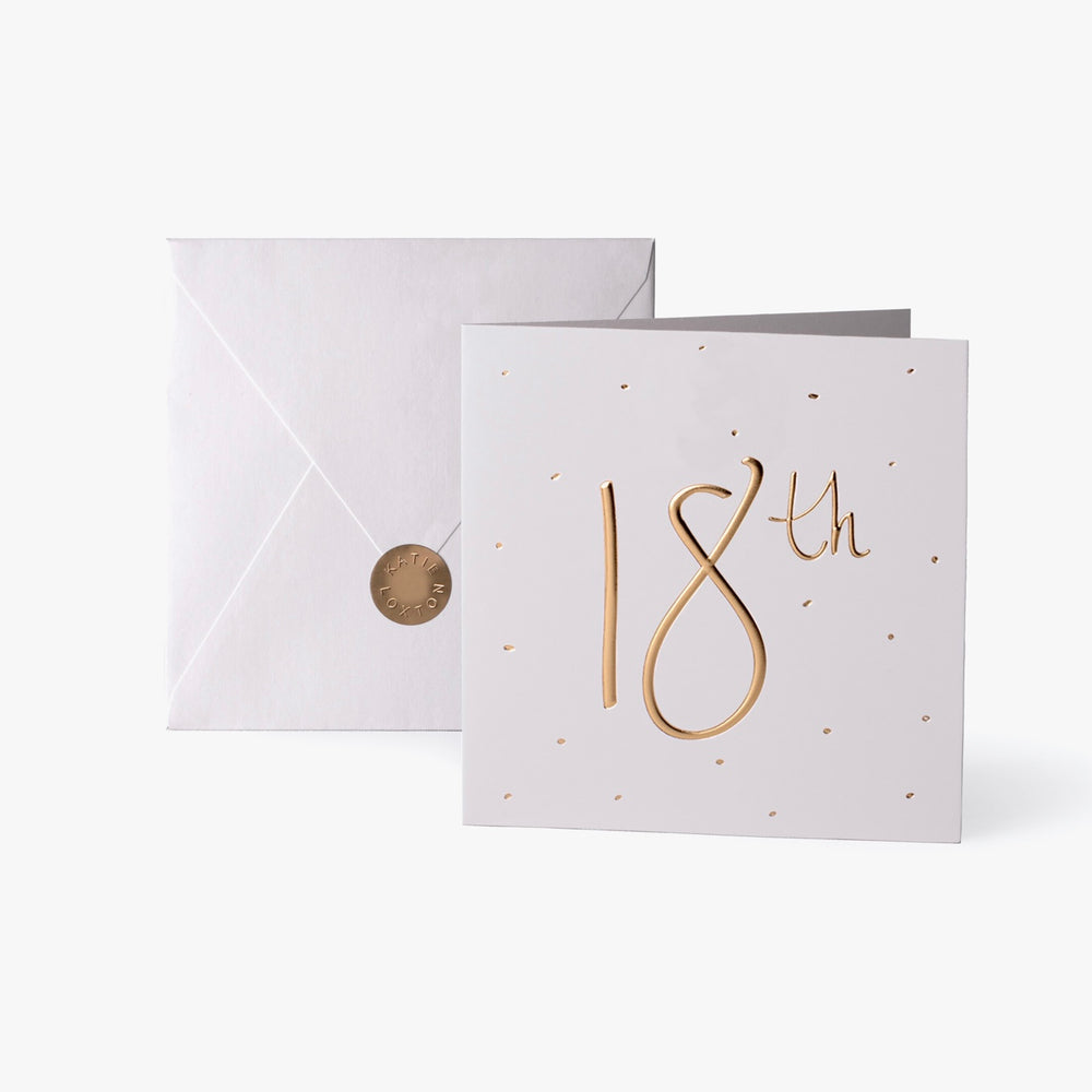 Katie Loxton Greeting Card | 18th Birthday
