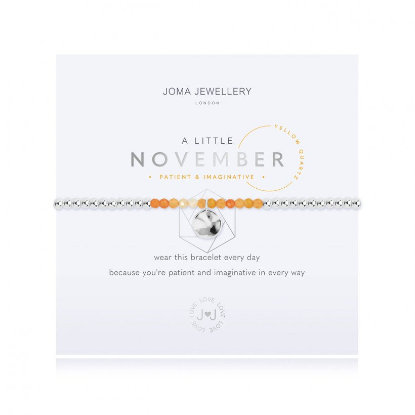 Joma Jewellery | Birthstone November Yellow Quartz Bracelet