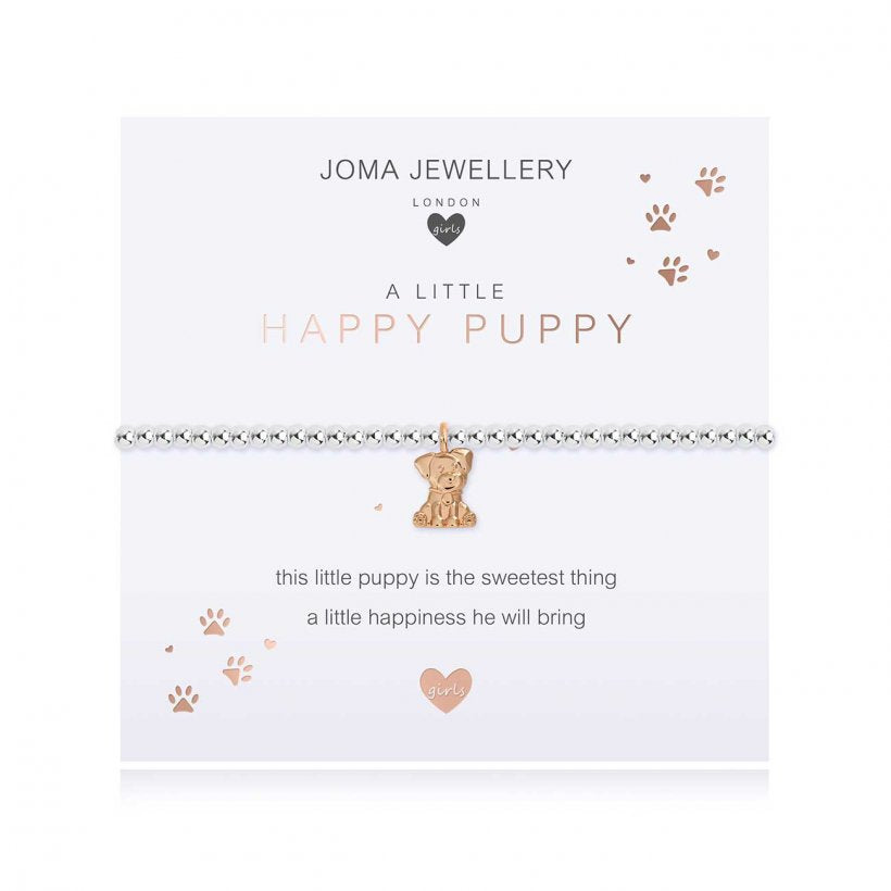 Joma Jewellery Children's A Little Happy Puppy Bracelet