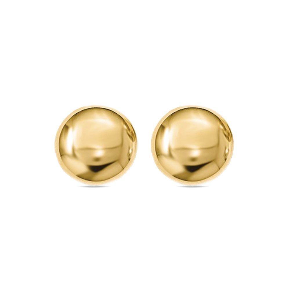 
            
                Load image into Gallery viewer, 9ct Gold Button Stud Earrings - Maudes The Jewellers
            
        