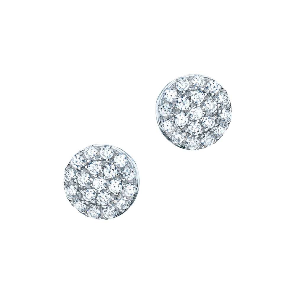 Real Effect | Sterling Silver and Cubic Zirconia Earrings