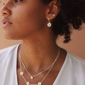 Daisy London Small Silver Necklace | Silver