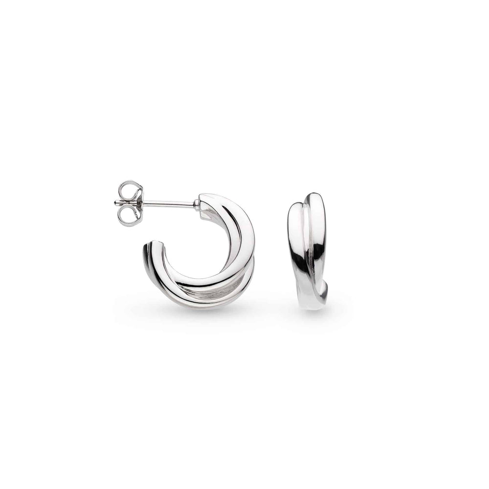 Kit Heath | Bevel Trilogy Hoop Earrings